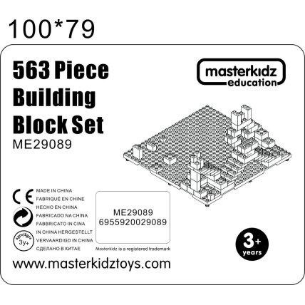 MASTERKIDZ STEM konstrukcinių kaladėlių rinkinys 563 vnt. 6