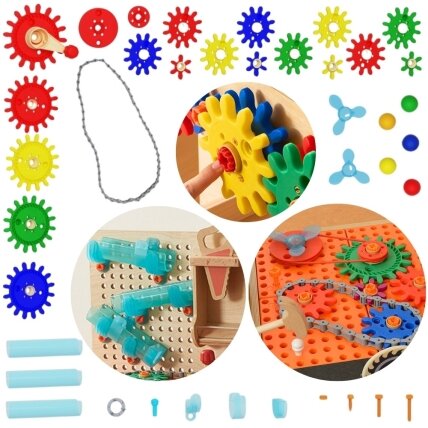 MASTERKIDZ STEM darbo stalo priedų rinkinys 111 el.