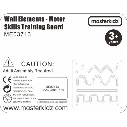 MASTERKIDZ Slankiojamoji lenta Smulkioji motorika Montessori 5