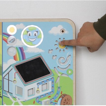 MASTERKIDZ Montessori edukacinė lenta „Atsinaujinanti ir neatsinaujinanti energija“ 2