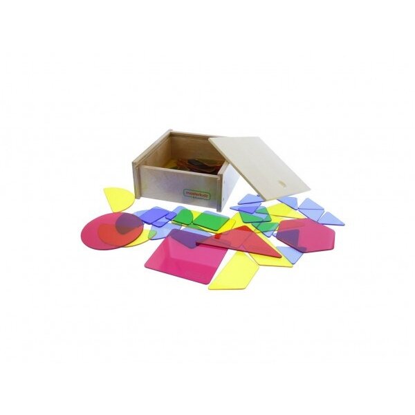 MASTERKIDZ Pusiau permatomos geometrinės figūros 5 MASTERKIDZ Pusiau permatomos geometrinės figūros 5