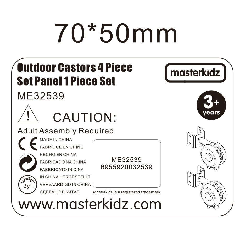 MASTERKIDZ Ratukai laisvai pastatomoms STEM lentoms, 4 vnt. 4