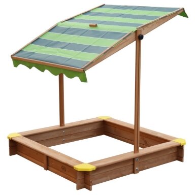 Medinė smėlio dėžė su reguliuojamu stogeliu Lily Sandpit AXI Medinė smėlio dėžė su reguliuojamu stogeliu Lily Sandpit AXI