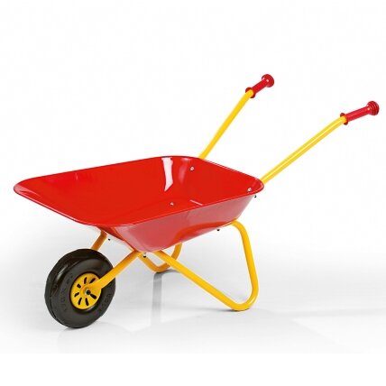 Vaikiška raudona metalinė karutė Rolly Toys Vaikiška raudona metalinė karutė Rolly Toys