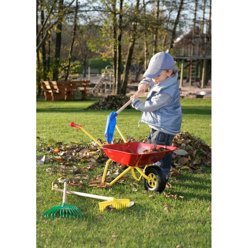 Vaikiška raudona metalinė karutė Rolly Toys 3