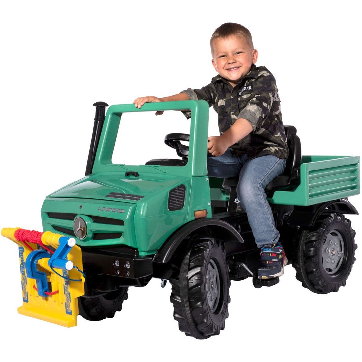 Rolly Toys RollyUnimog Forst Mercedes-Benz gervė - pedalinė sunkvežimio mašina 8