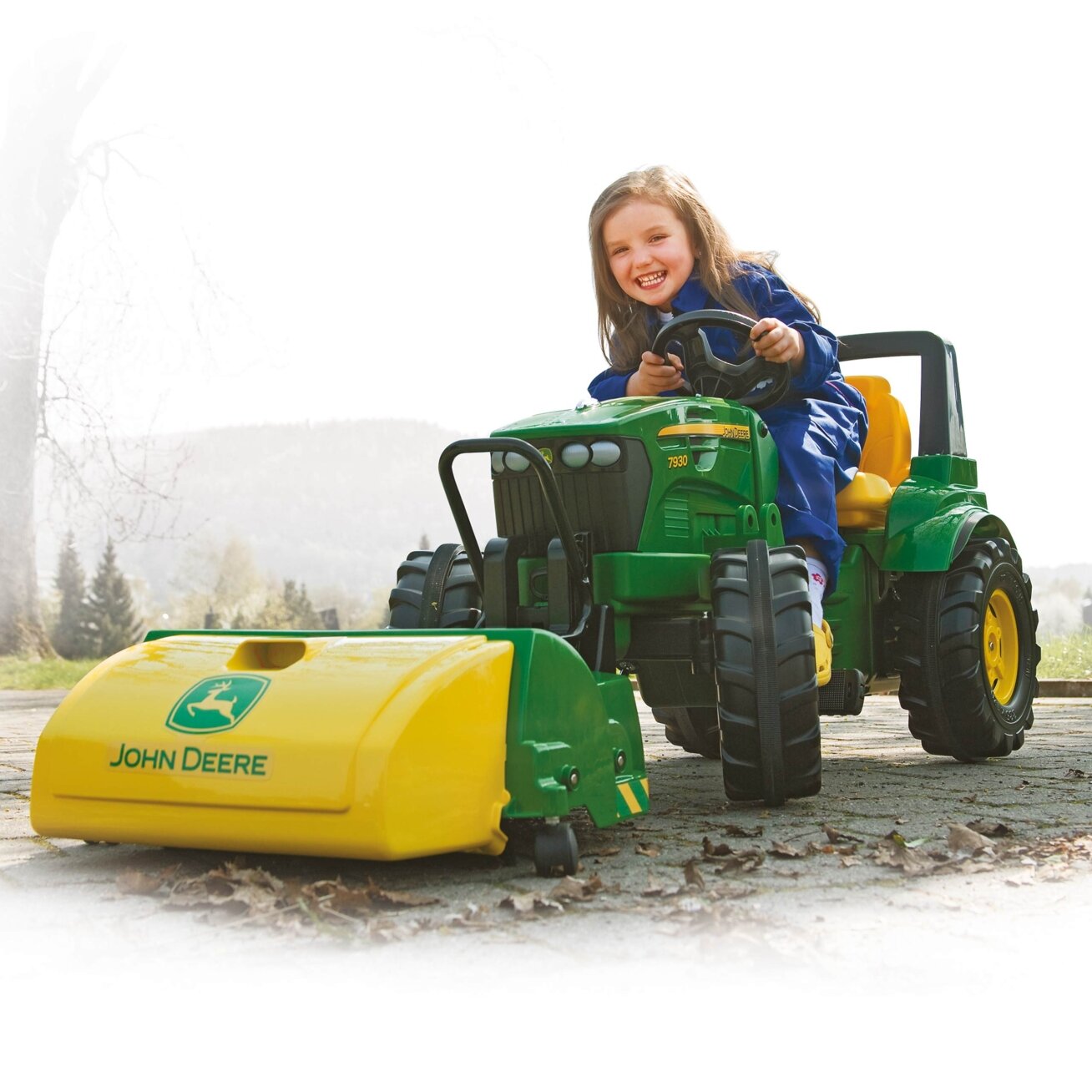 Rolly Toys pedalinis traktorius John Deere FarmTrac 3–8 m. 1