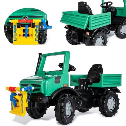 Rolly Toys RollyUnimog Forst Mercedes-Benz gervė - pedalinė sunkvežimio mašina