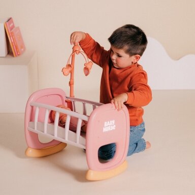 SMOBY Baby Nurse lopšys su karusele