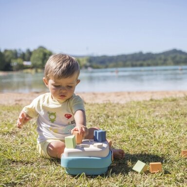 SMOBY Little Green rūšiuoklis krepšelyje, bioplastikas