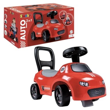 Smoby Raudonas ežiukas su garso signalu Ride-On