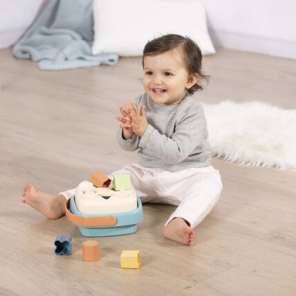 SMOBY Little Green rūšiuoklis krepšelyje, bioplastikas 2