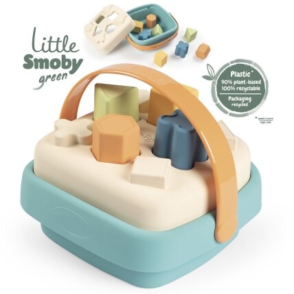 SMOBY Little Green rūšiuoklis krepšelyje, bioplastikas 4 SMOBY Little Green rūšiuoklis krepšelyje, bioplastikas 4