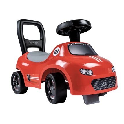 Smoby Raudonas ežiukas su garso signalu Ride-On 3 Smoby Raudonas ežiukas su garso signalu Ride-On 3