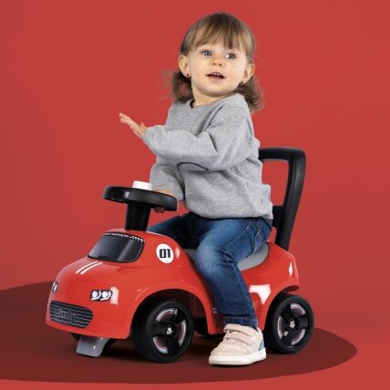 Smoby Raudonas ežiukas su garso signalu Ride-On 5 Smoby Raudonas ežiukas su garso signalu Ride-On 5