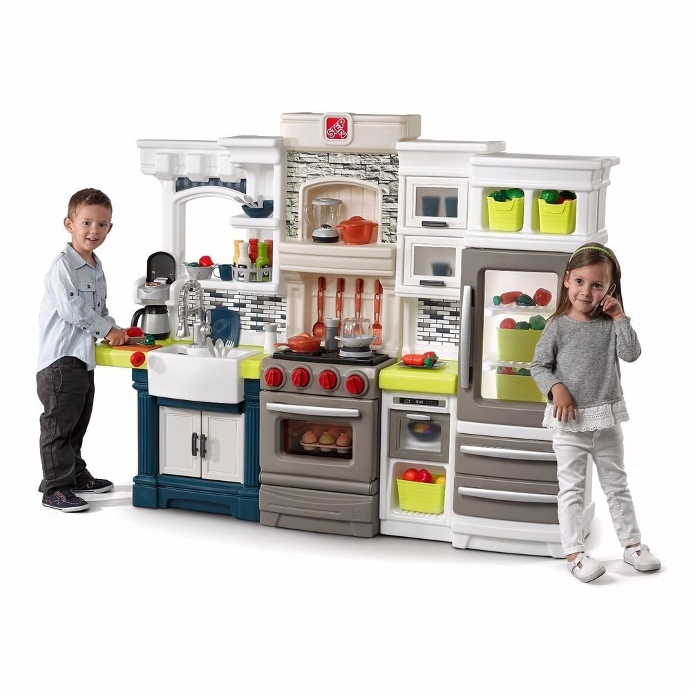 STEP2 Stilinga vaikiška virtuvė Elegant Edge su priedais 2 STEP2 Stilinga vaikiška virtuvė Elegant Edge su priedais 2