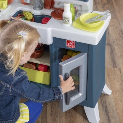 STEP2 Moderni realistiška virtuvėlė vaikams su daugybe priedų 8