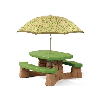STEP2 Stalas – pikniko staliukas su skėčiu STEP2 Stalas – pikniko staliukas su skėčiu