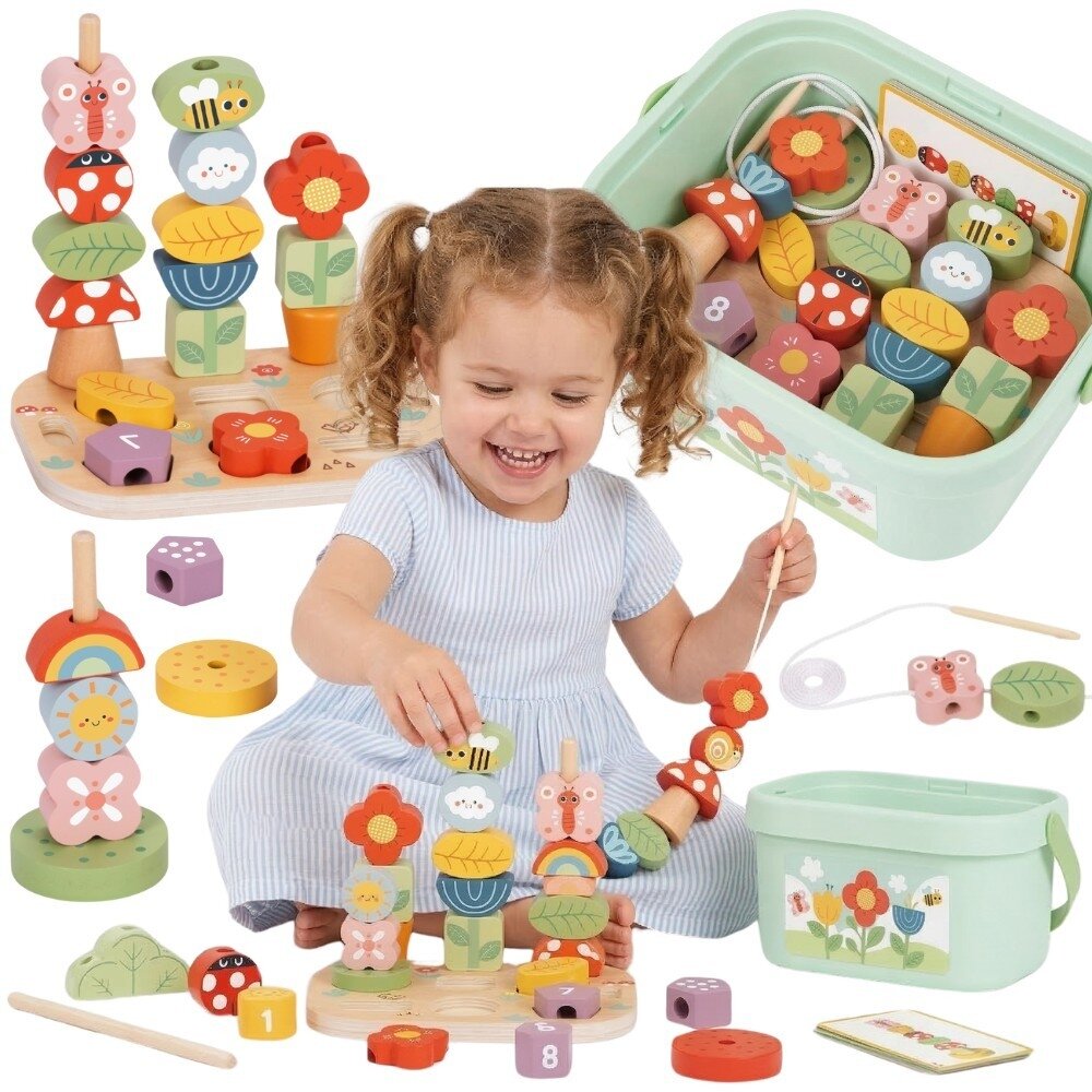 TOOKY TOY Edukacinė dėžutė 5in1 Magiškas sodas Montessori