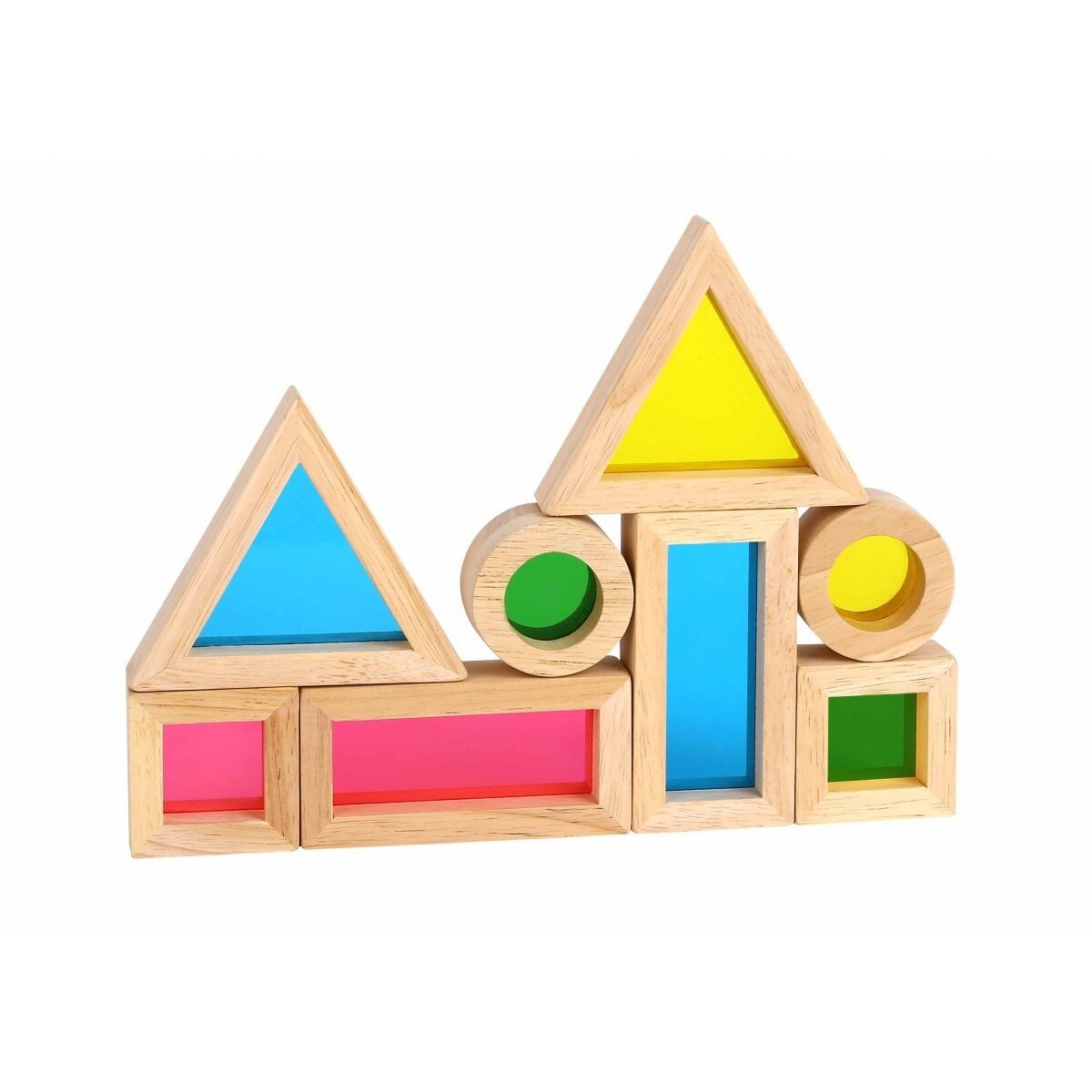 TOOKY TOY Medinės spalvotos kaladėlės su veidrodžiais rinkinys 8 vnt. FSC 3 TOOKY TOY Medinės spalvotos kaladėlės su veidrodžiais rinkinys 8 vnt. FSC 3