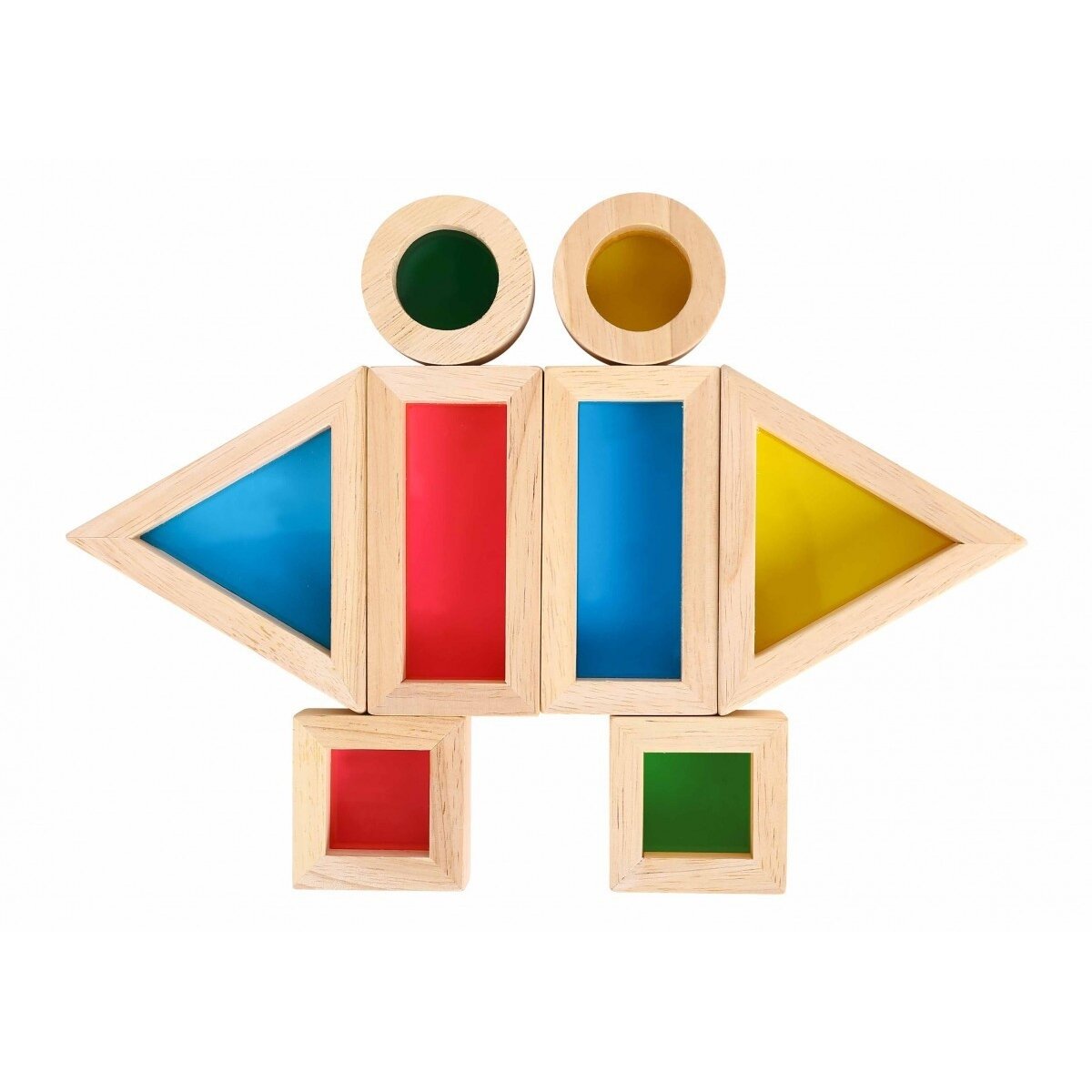TOOKY TOY Medinės spalvotos kaladėlės su veidrodžiais rinkinys 8 vnt. FSC 6 TOOKY TOY Medinės spalvotos kaladėlės su veidrodžiais rinkinys 8 vnt. FSC 6