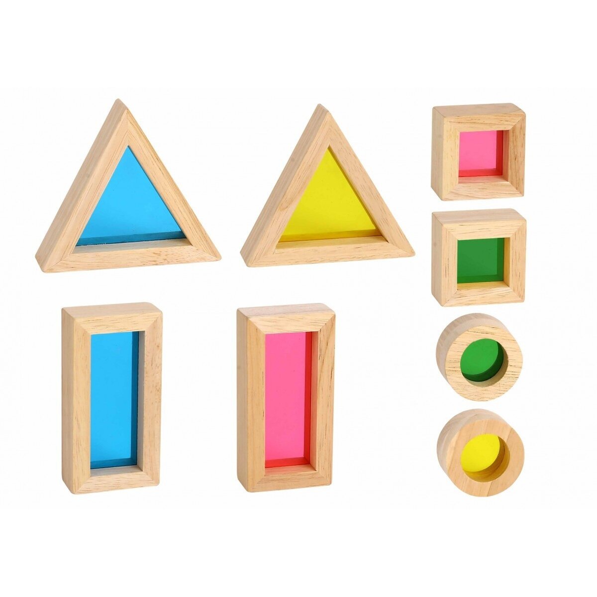 TOOKY TOY Medinės spalvotos kaladėlės su veidrodžiais rinkinys 8 vnt. FSC 7 TOOKY TOY Medinės spalvotos kaladėlės su veidrodžiais rinkinys 8 vnt. FSC 7
