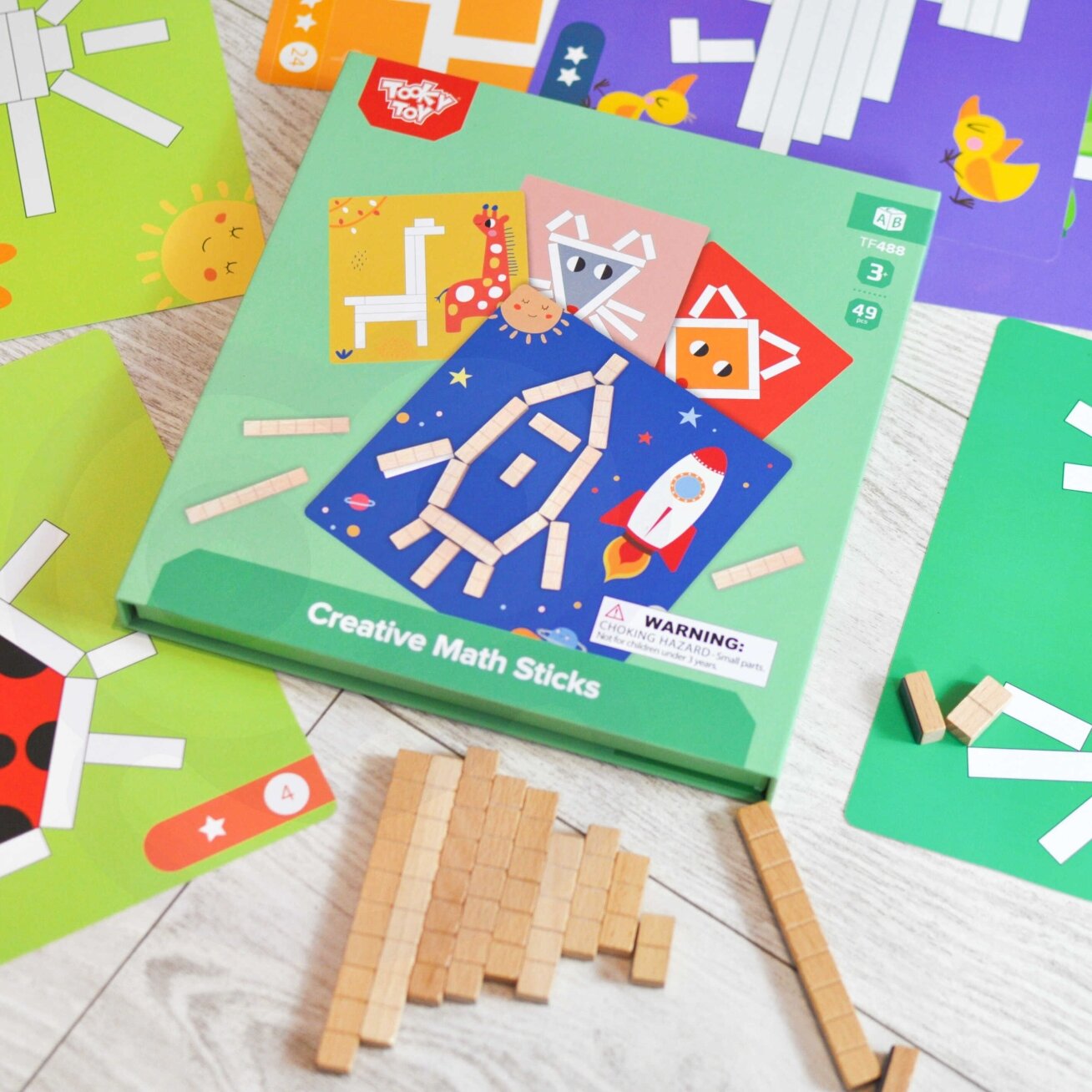 TOOKY TOY Dėlionė Loginis žaidimas Galvosūkiai Magnetinės kaladėlės vaikams 49 el. 16 TOOKY TOY Dėlionė Loginis žaidimas Galvosūkiai Magnetinės kaladėlės vaikams 49 el. 16