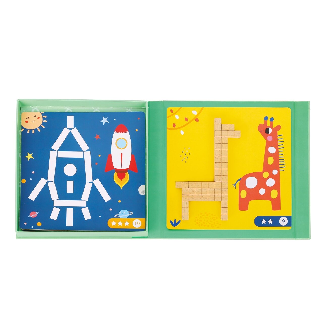 TOOKY TOY Dėlionė Loginis žaidimas Galvosūkiai Magnetinės kaladėlės vaikams 49 el. 19 TOOKY TOY Dėlionė Loginis žaidimas Galvosūkiai Magnetinės kaladėlės vaikams 49 el. 19