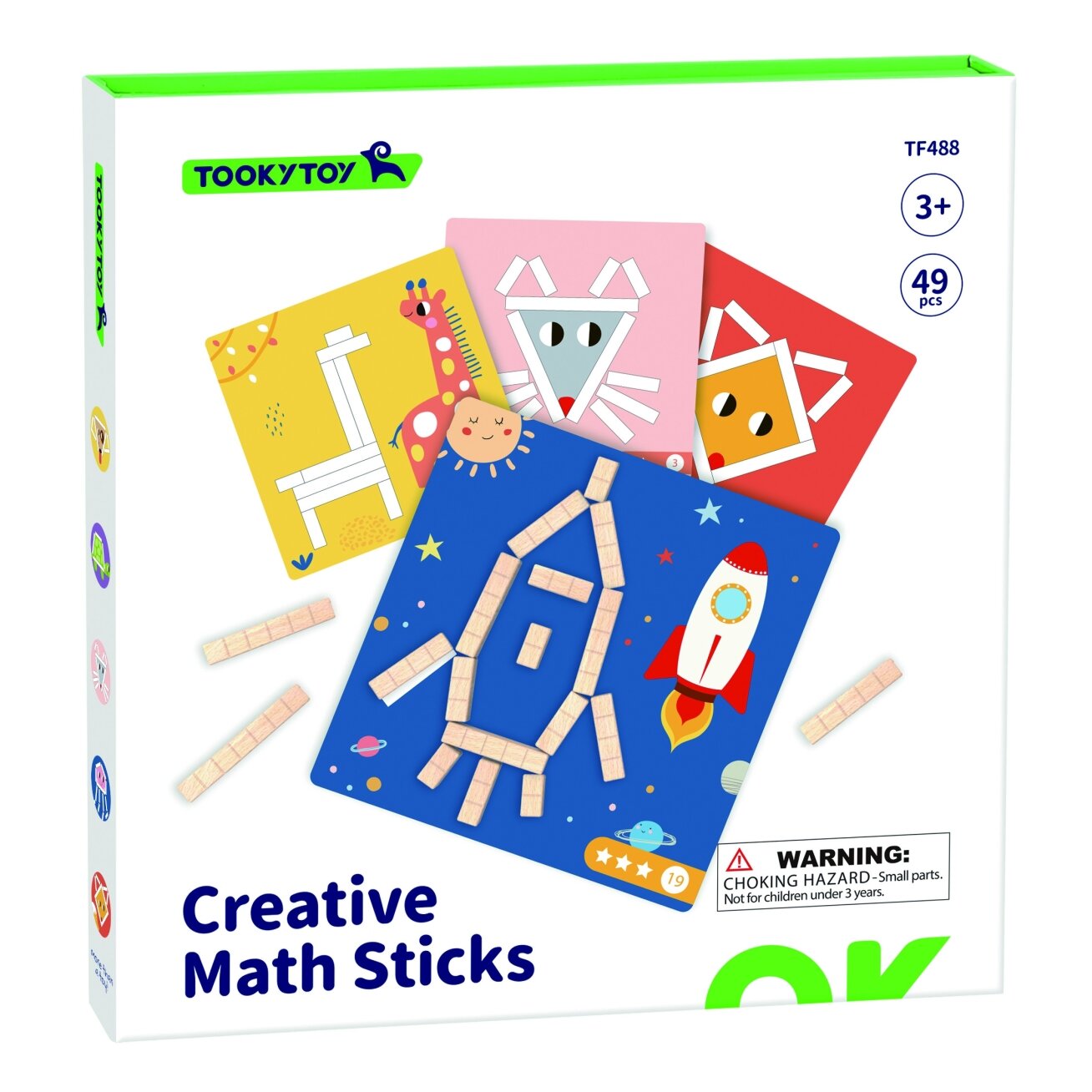TOOKY TOY Dėlionė Loginis žaidimas Galvosūkiai Magnetinės kaladėlės vaikams 49 el. 20 TOOKY TOY Dėlionė Loginis žaidimas Galvosūkiai Magnetinės kaladėlės vaikams 49 el. 20