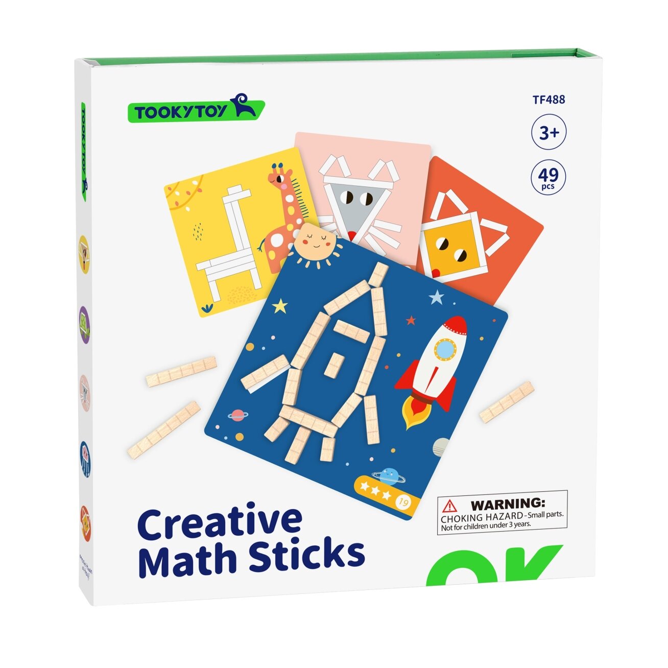 TOOKY TOY Dėlionė Loginis žaidimas Galvosūkiai Magnetinės kaladėlės vaikams 49 el. 21 TOOKY TOY Dėlionė Loginis žaidimas Galvosūkiai Magnetinės kaladėlės vaikams 49 el. 21