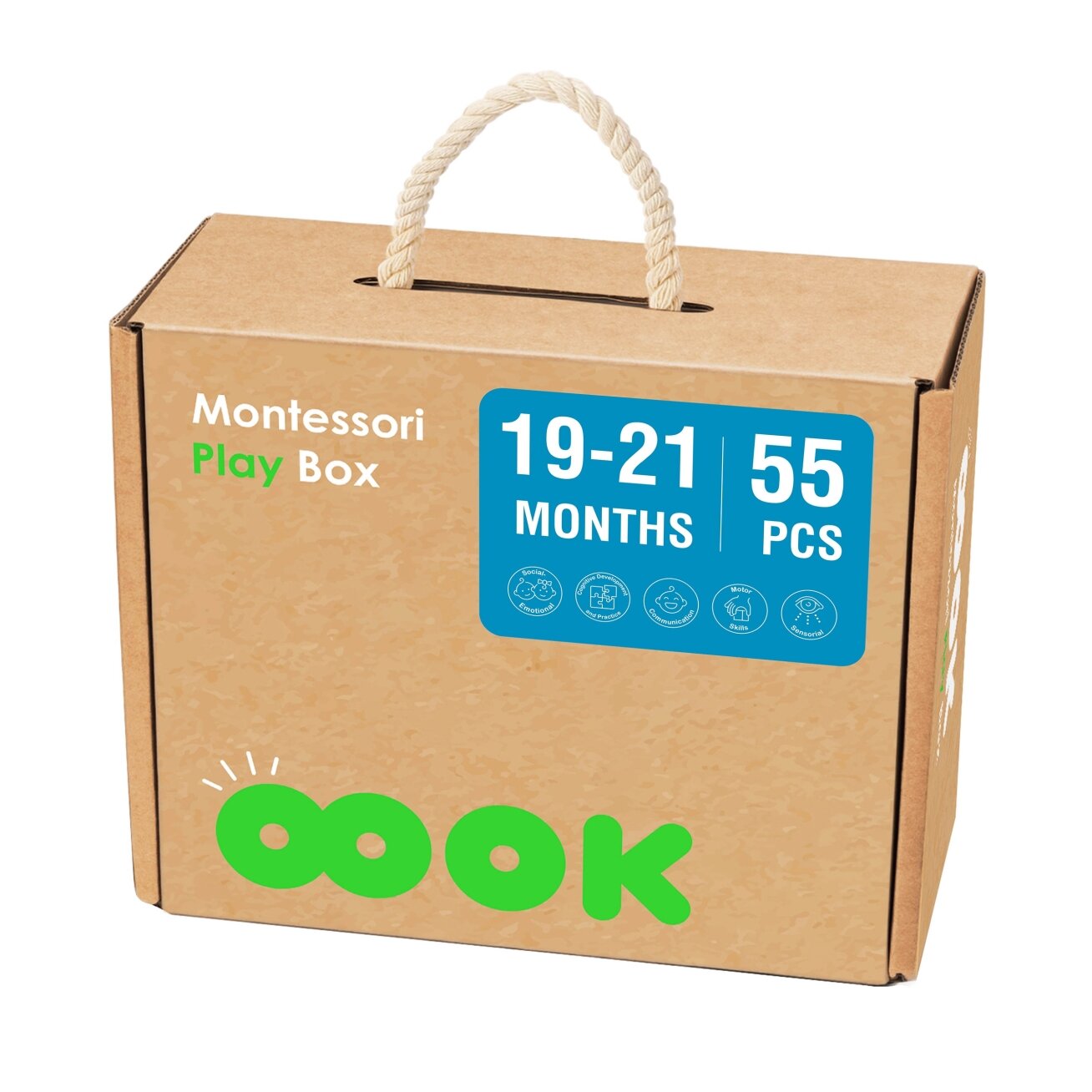 TOOKY TOY Box Dėžutė XXL Montessori edukacinė 7in1 sensorinė 19-21 mėn. 9 TOOKY TOY Box Dėžutė XXL Montessori edukacinė 7in1 sensorinė 19-21 mėn. 9