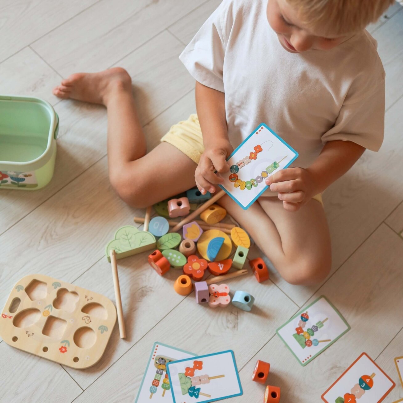 TOOKY TOY Edukacinė dėžutė 5in1 Magiškas sodas Montessori 2 TOOKY TOY Edukacinė dėžutė 5in1 Magiškas sodas Montessori 2