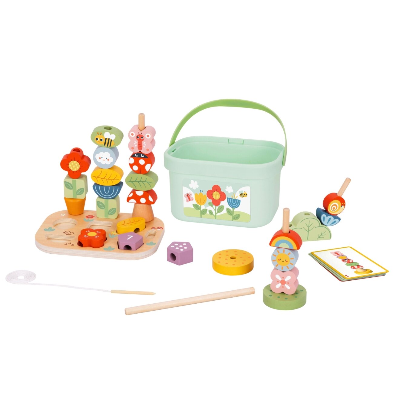 TOOKY TOY Edukacinė dėžutė 5in1 Magiškas sodas Montessori 11