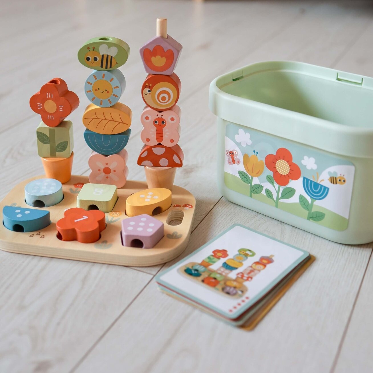 TOOKY TOY Edukacinė dėžutė 5in1 Magiškas sodas Montessori 9 TOOKY TOY Edukacinė dėžutė 5in1 Magiškas sodas Montessori 9