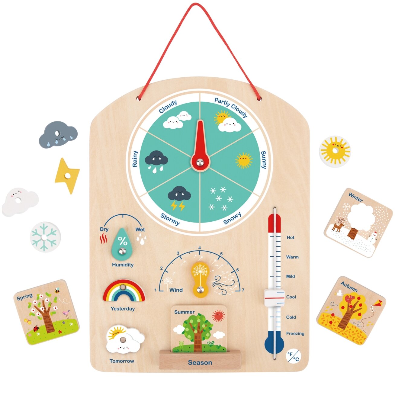 Tooky Toy Edukacinė Montessori dėžutė – dėlionė, skaitliukai, orų lentelė 6in1 nuo 3 metų 10 Tooky Toy Edukacinė Montessori dėžutė – dėlionė, skaitliukai, orų lentelė 6in1 nuo 3 metų 10