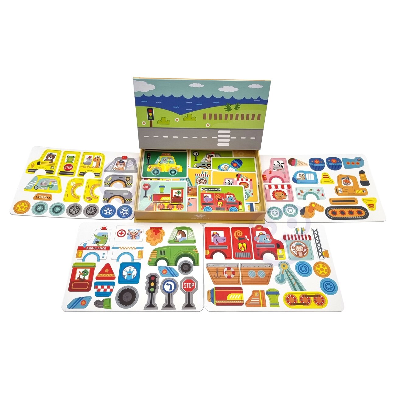 TOOKY TOY Edukacinė Montessori magnetinė dėlionė dėžutėje vaikams 80 el. 2 TOOKY TOY Edukacinė Montessori magnetinė dėlionė dėžutėje vaikams 80 el. 2