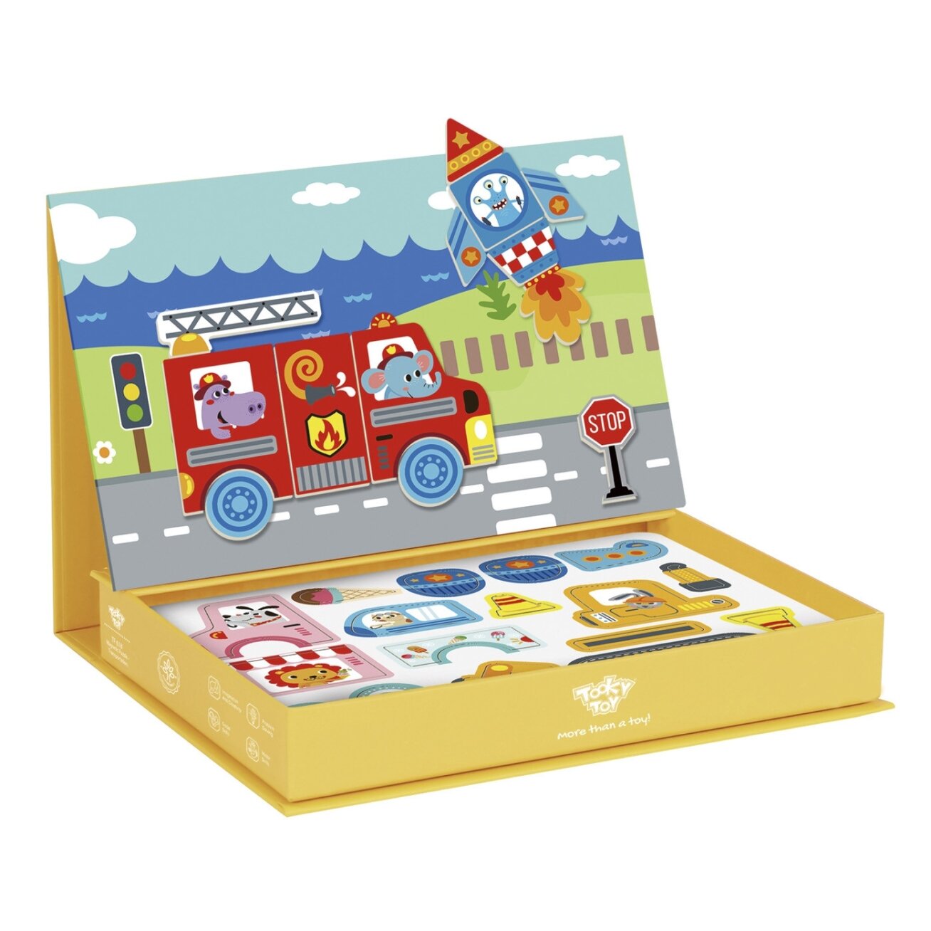 TOOKY TOY Edukacinė Montessori magnetinė dėlionė dėžutėje vaikams 80 el. 7 TOOKY TOY Edukacinė Montessori magnetinė dėlionė dėžutėje vaikams 80 el. 7