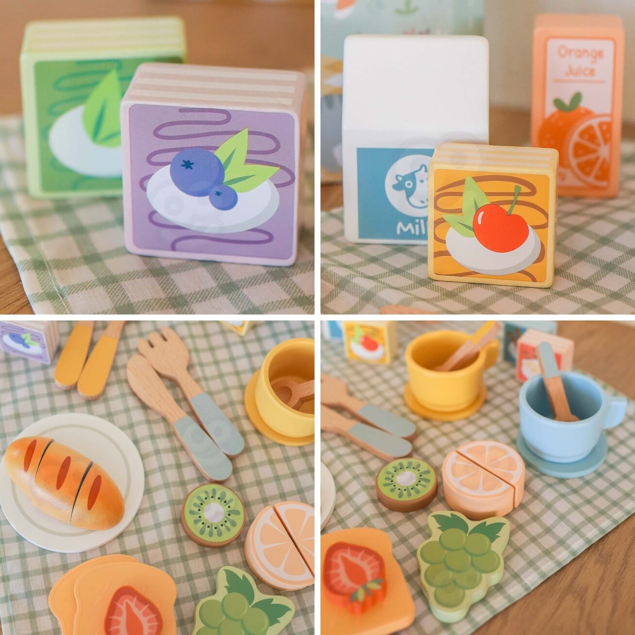 TOOKY TOY Pikniko rinkinys Pjaustomi vaisiai Pusryčių rinkinys 4 TOOKY TOY Pikniko rinkinys Pjaustomi vaisiai Pusryčių rinkinys 4