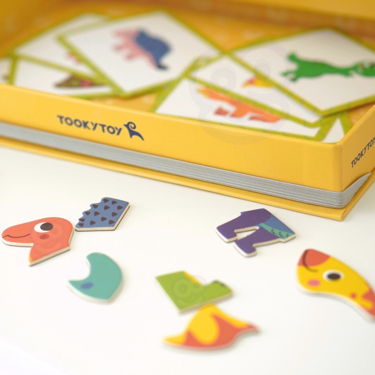 TOOKY TOY Magnetinė dėlionė Dinozaurai Puzzle 5 TOOKY TOY Magnetinė dėlionė Dinozaurai Puzzle 5