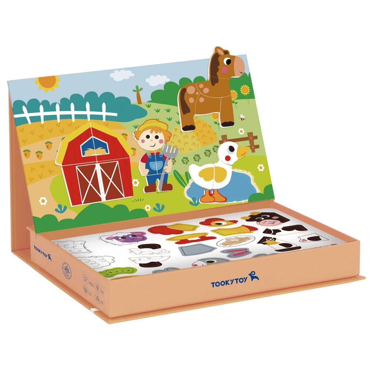 TOOKY TOY Magnetinė dėlionė Ūkis Puzzle 6