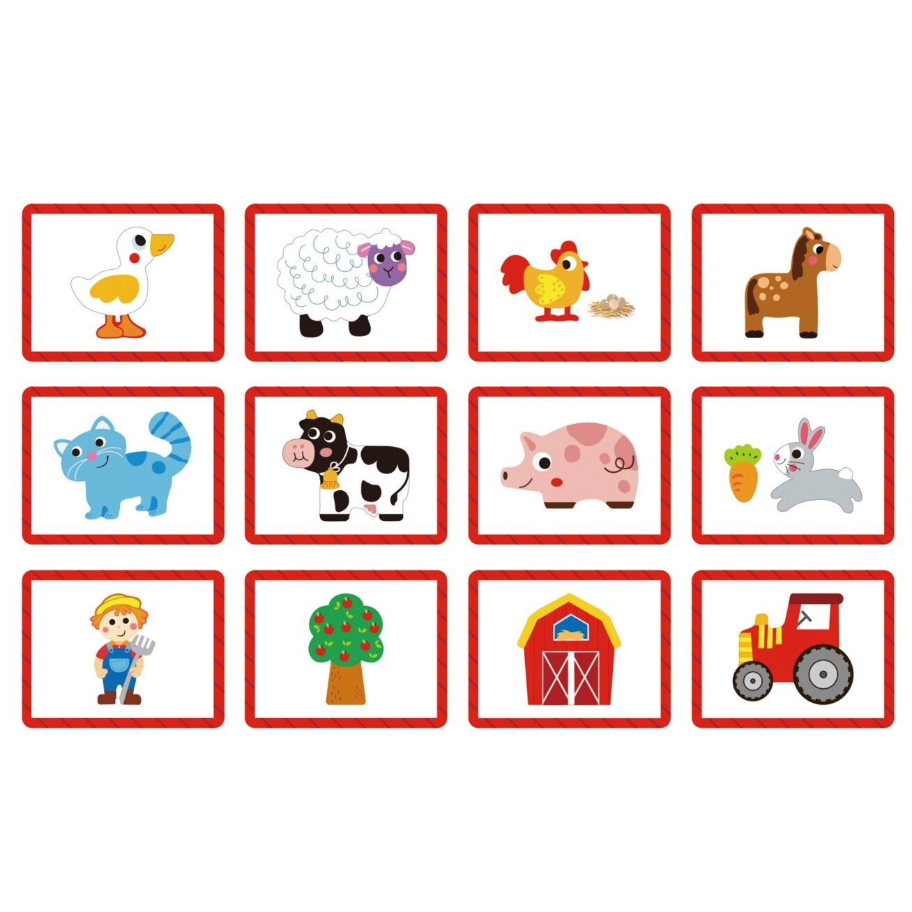 TOOKY TOY Magnetinė dėlionė Ūkis Puzzle 7