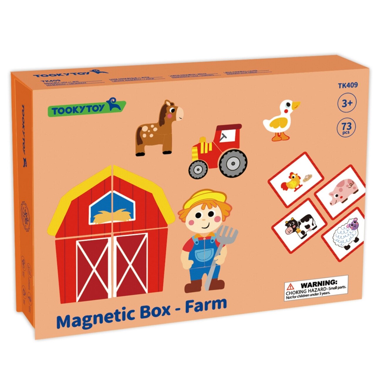 TOOKY TOY Magnetinė dėlionė Ūkis Puzzle 8