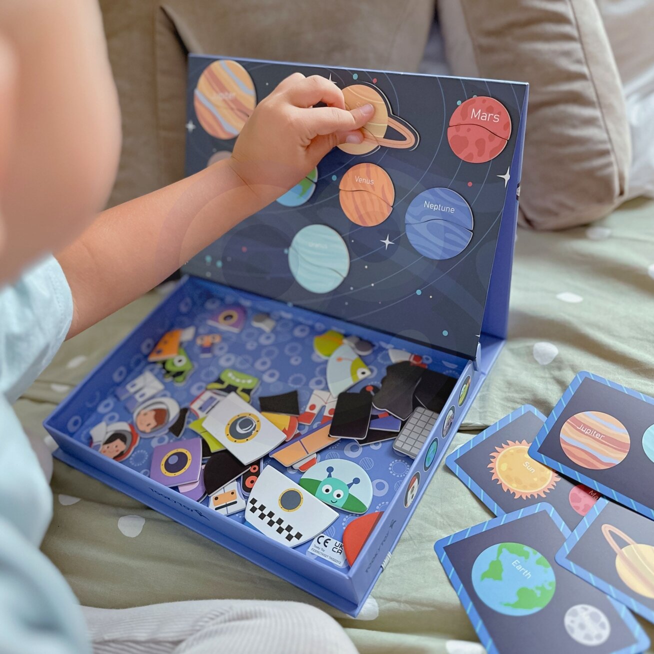 TOOKY TOY Magnetinė dėlionė Kosmosas Puzzle 4 TOOKY TOY Magnetinė dėlionė Kosmosas Puzzle 4