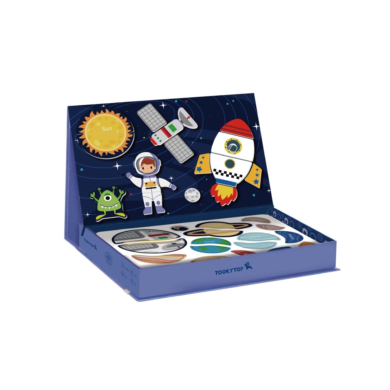 TOOKY TOY Magnetinė dėlionė Kosmosas Puzzle 5 TOOKY TOY Magnetinė dėlionė Kosmosas Puzzle 5