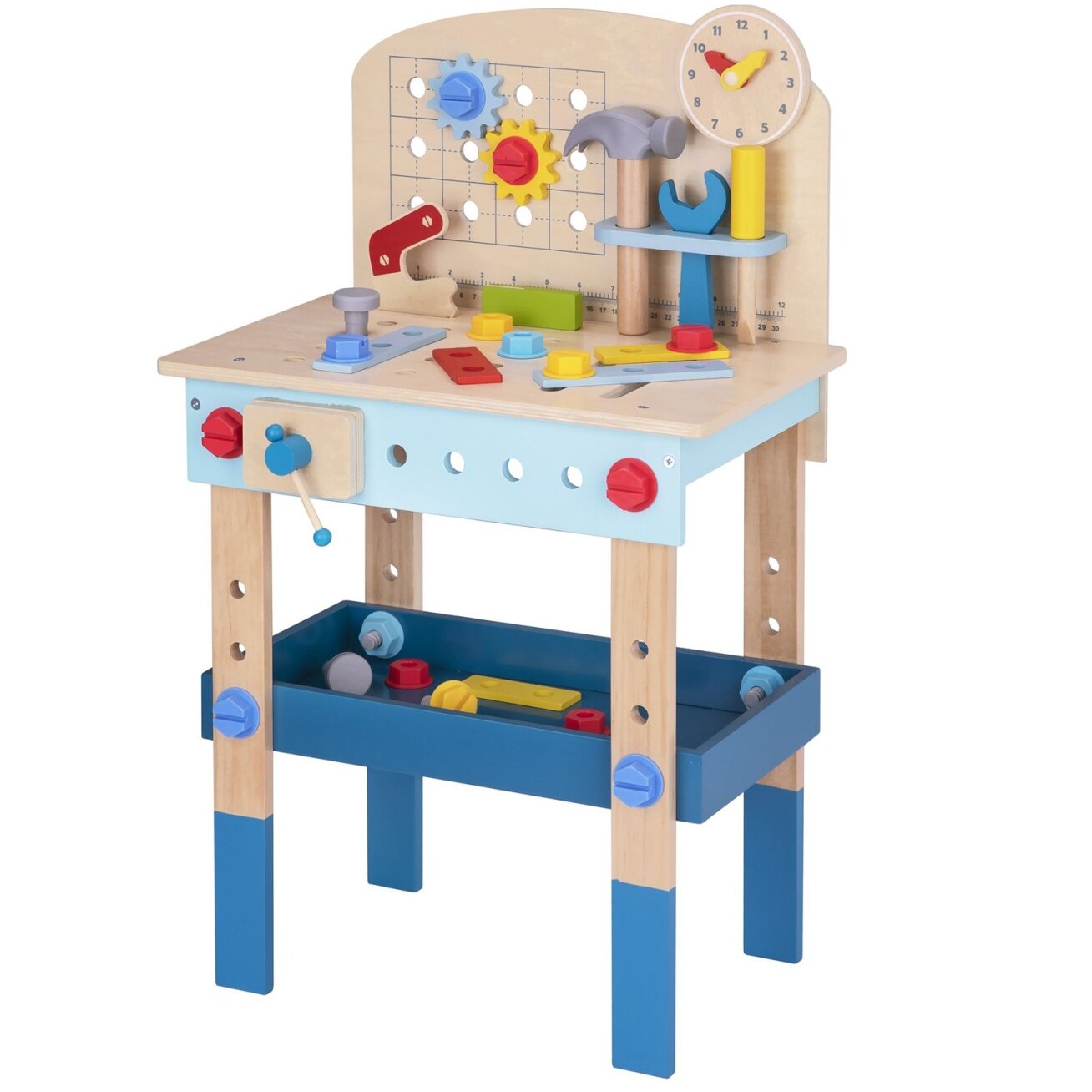 TOOKY TOY Medinis meistravimo stalas dirbtuvės 10