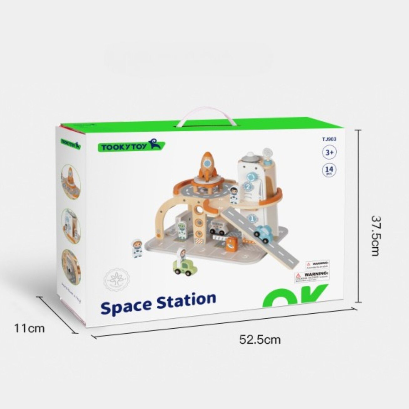 TOOKY TOY Medinis kosminis parkingas – kosminė stotis 15