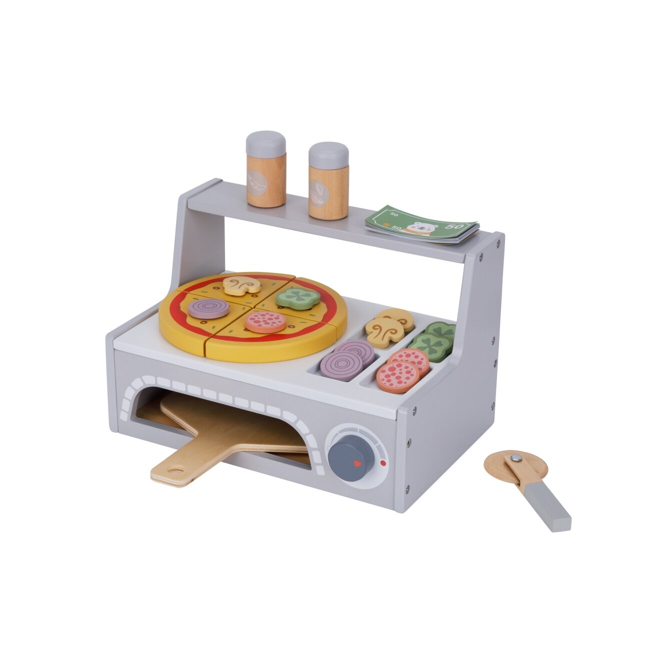 TOOKY TOY picerija Medinė picos krosnis Priedai 11