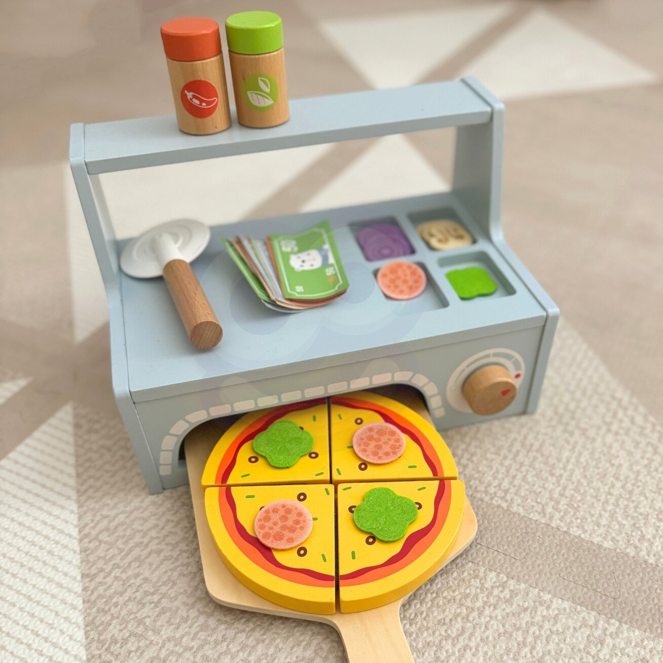 TOOKY TOY picerija Medinė picos krosnis Priedai 4 TOOKY TOY picerija Medinė picos krosnis Priedai 4