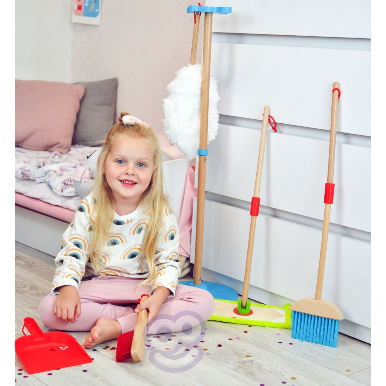 TOOKY TOY Medinis valymo rinkinys vaikams 6 el. 11 TOOKY TOY Medinis valymo rinkinys vaikams 6 el. 11