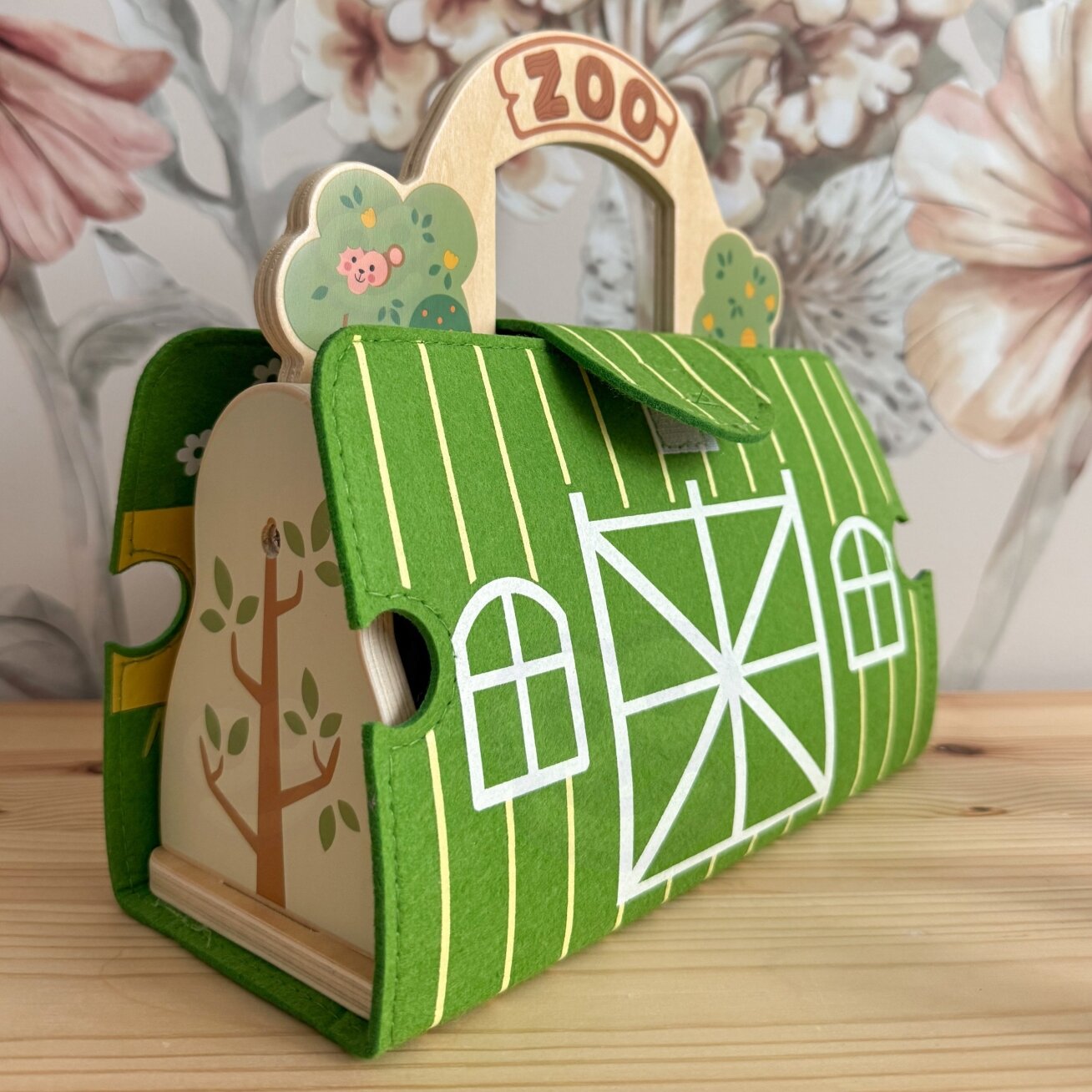 TOOKY TOY Mini ZOO rinkinys Nešiojamas rinkinys krepšys gyvūnai 12 TOOKY TOY Mini ZOO rinkinys Nešiojamas rinkinys krepšys gyvūnai 12